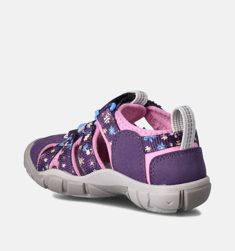 Keen Seacamp Sandales de marche en Violet pour filles (357903)