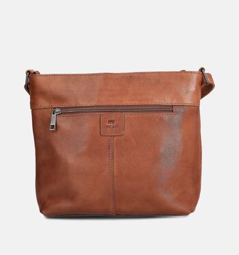 Bear Design Crossbody tassen Zwart/Cognac