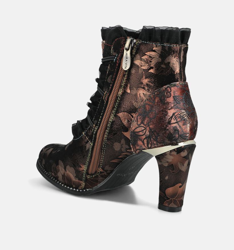 Laura Vita Alcbaneo Bottines en Marron pour femmes (381114)
