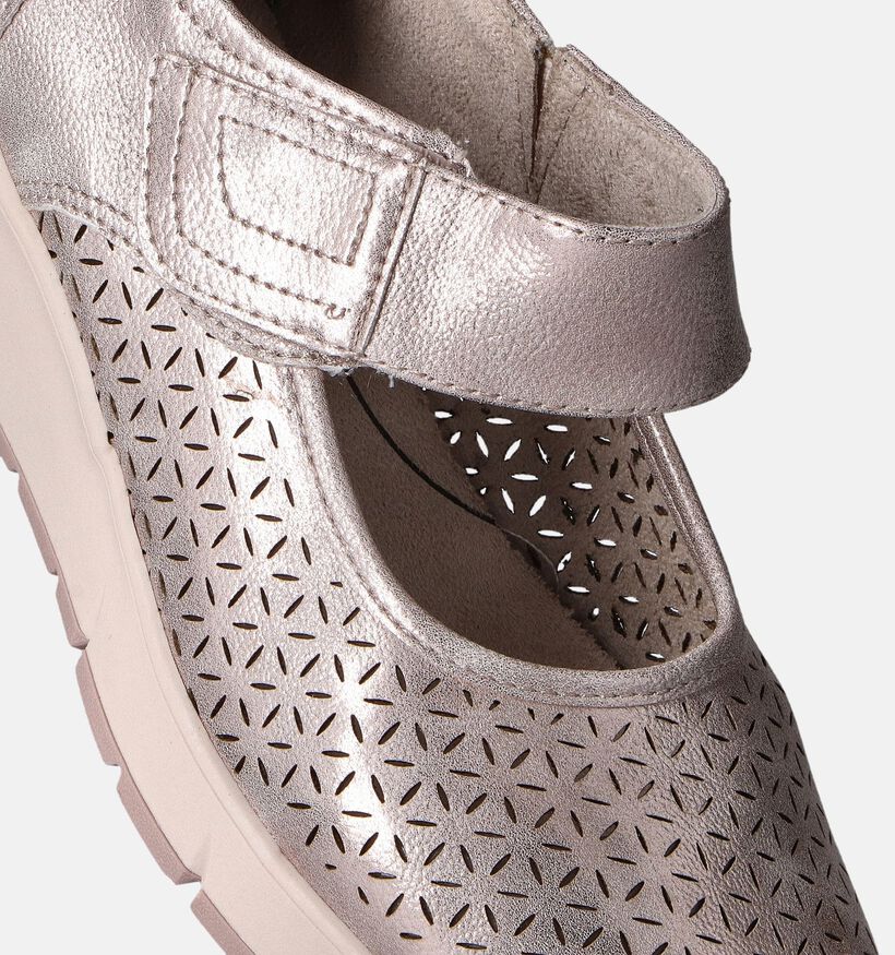 Jana Chaussures confort en Or pour femmes (351500) - pour semelles orthopédiques