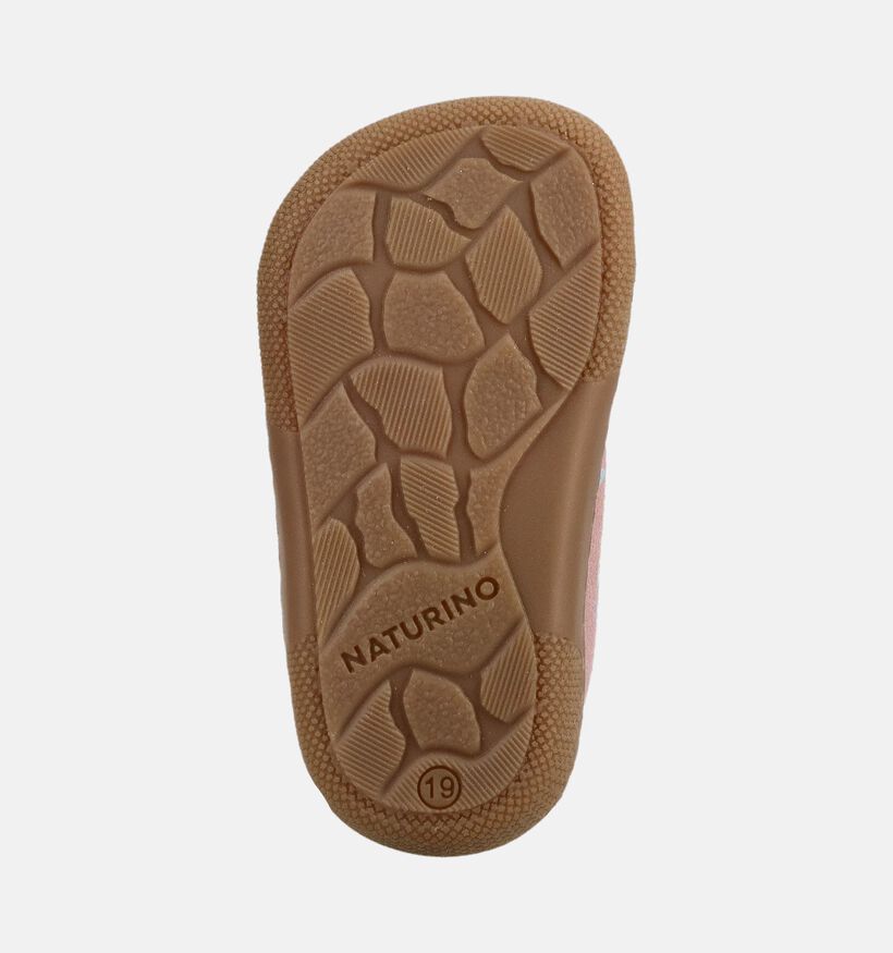 Naturino Barefoot Amur Roze Boots met Velcro voor meisjes (380158) - geschikt voor steunzolen