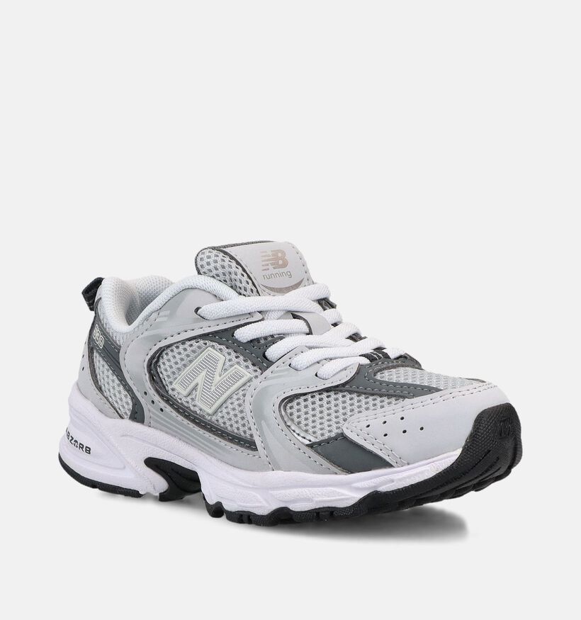 New Balance 530 Grijze Sneakers voor jongens, meisjes (375251) - geschikt voor steunzolen