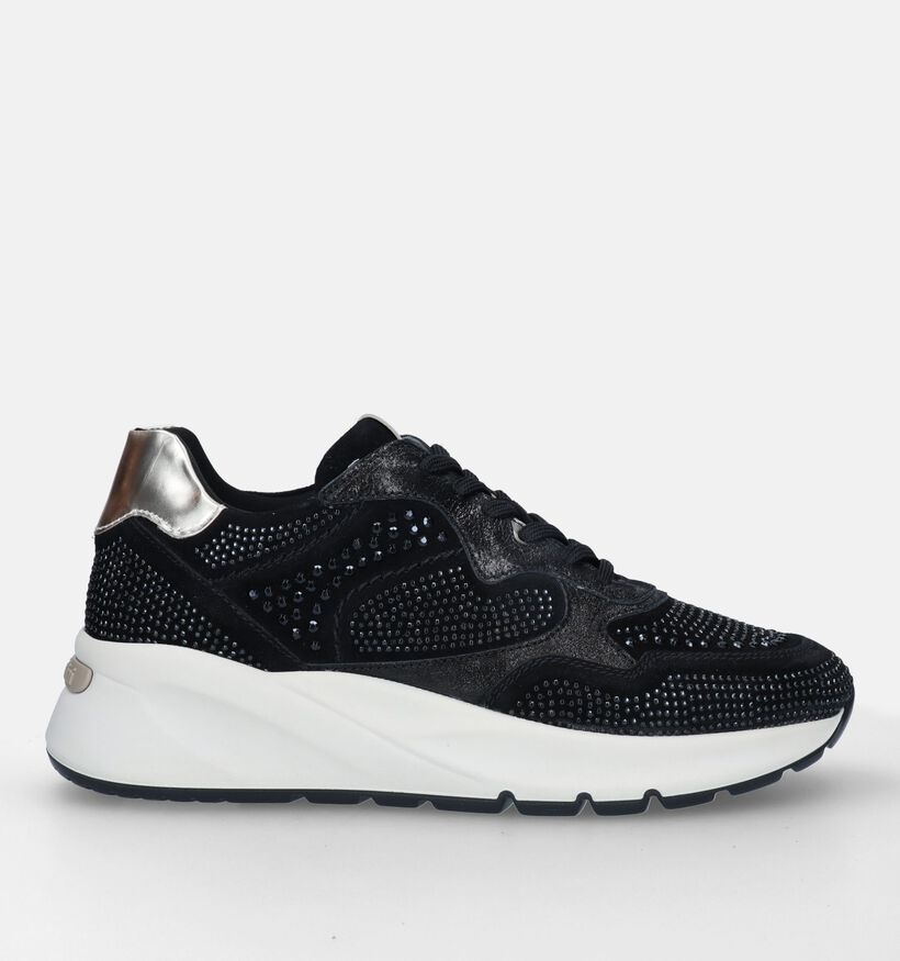 NeroGiardini Zwarte Sneakers voor dames (330172) - geschikt voor steunzolen