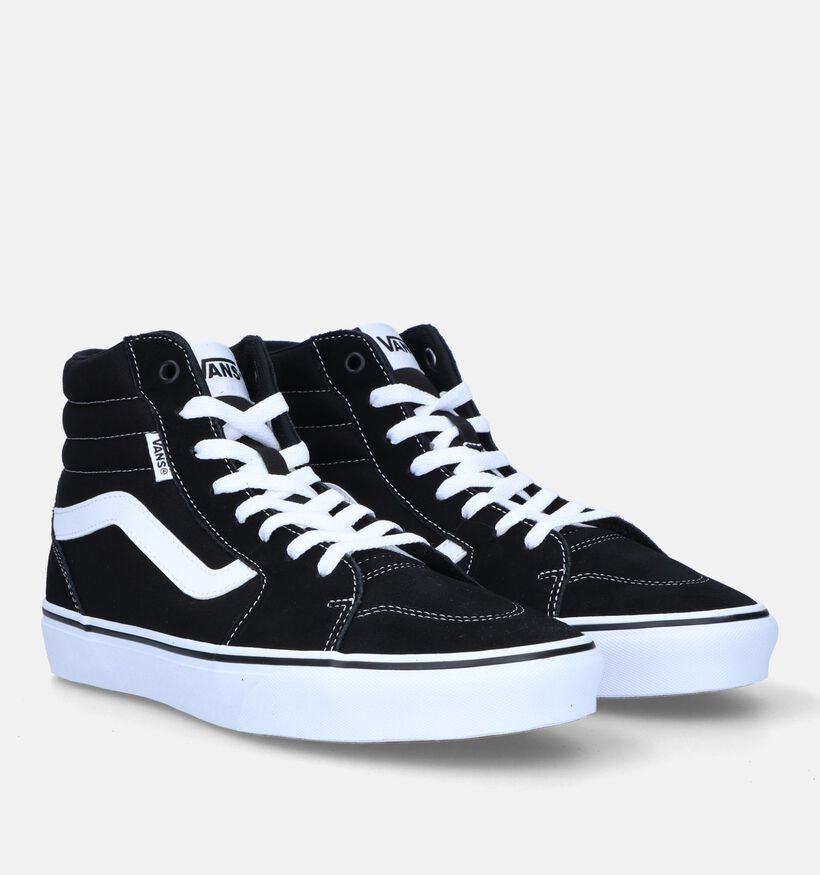 Vans Filmore Hi Baskets de skate en Bleu pour hommes (337030)