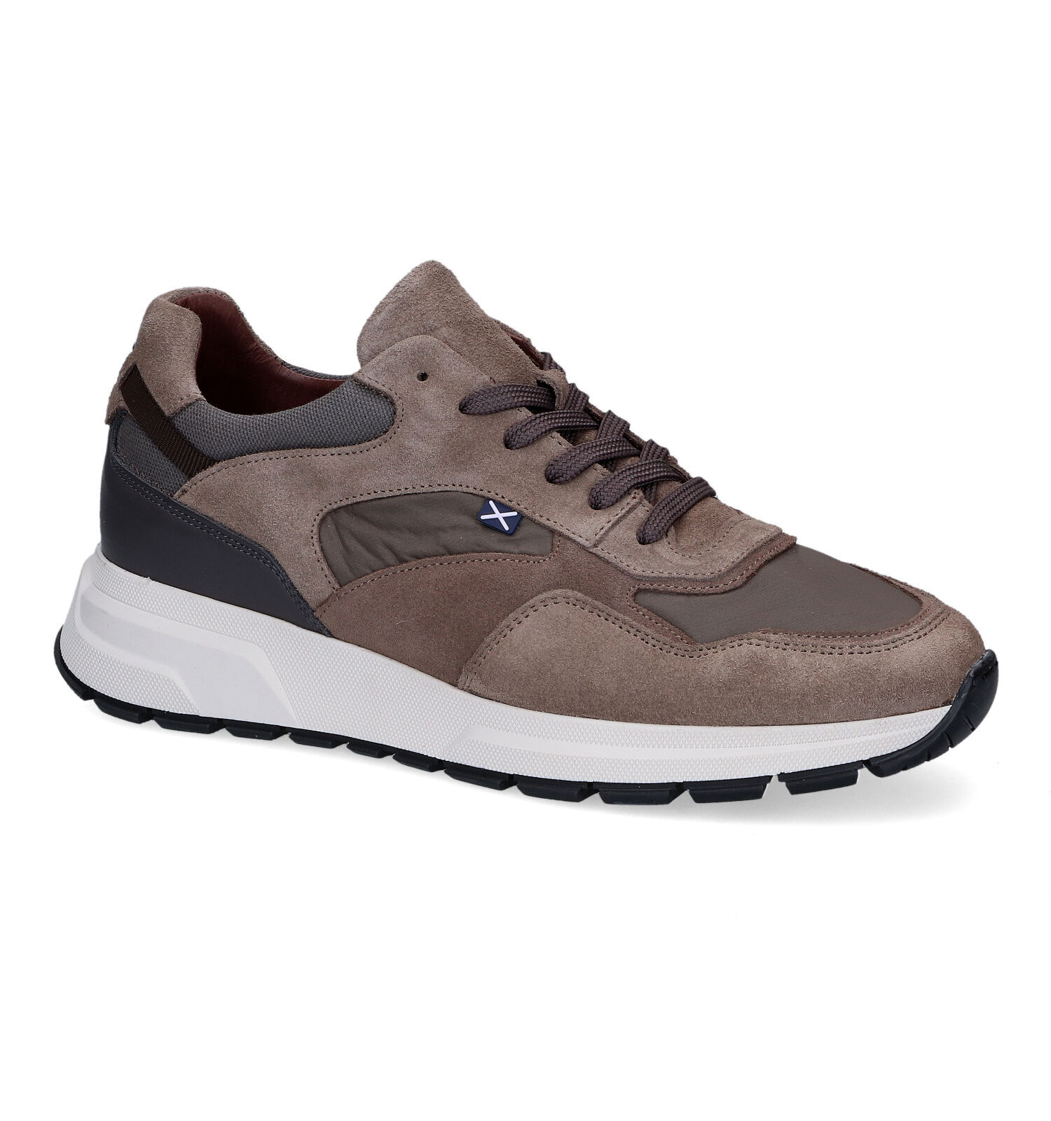Chaussures lacets taupe