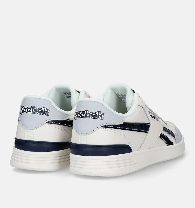 Reebok Court ADV Clip Baskets en Blanc pour hommes (335284) - pour semelles orthopédiques
