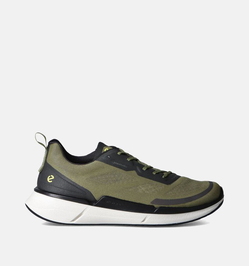 ECCO Biom 2.2 Baskets en Vert khaki pour hommes (353367) - pour semelles orthopédiques