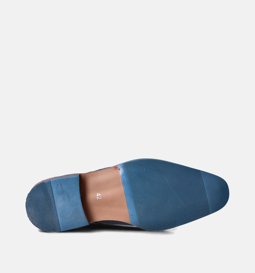 Via Borgo Chaussures Classiques en Bleu pour hommes (357768)