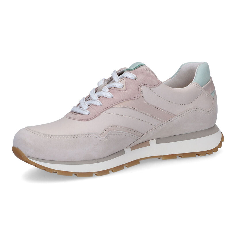 Gabor OptiFit Witte Sneakers voor dames (306213) - geschikt voor steunzolen
