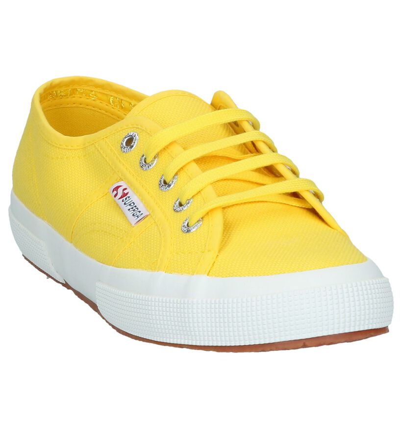 Superga Baskets basses en Jaune en textile (243137)