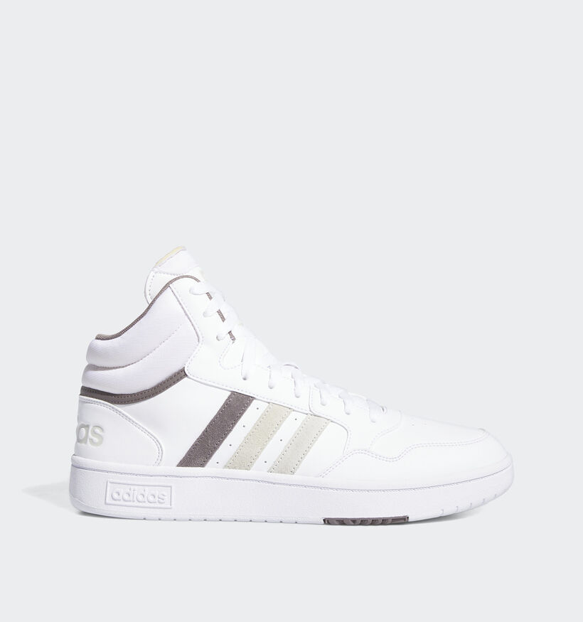 adidas Hoops 3.0 MID Baskets en Blanc pour hommes, garçons (348974)
