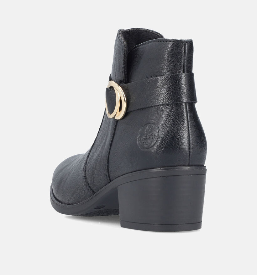 Rieker Bottines à talons en Noir pour femmes (347440)