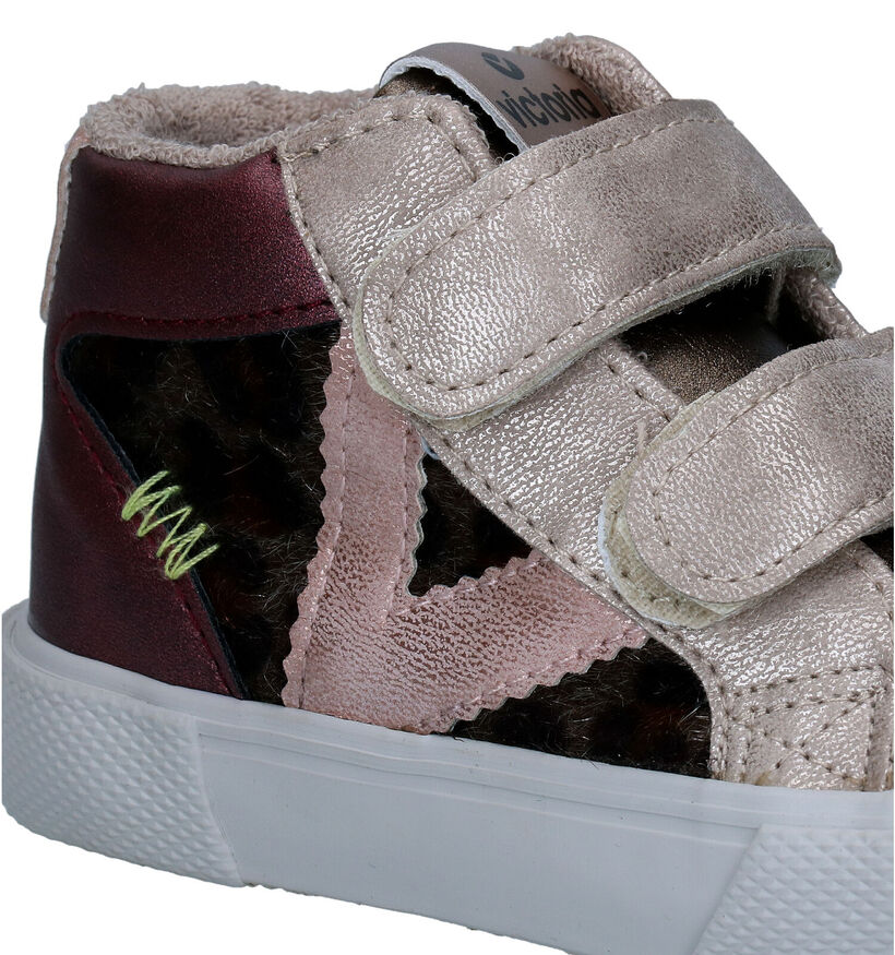 Victoria Ligne Chaussures à velcro en Multicolore en simili cuir (296855)