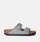 Birkenstock Arizona Zilveren Slippers voor meisjes (352239)