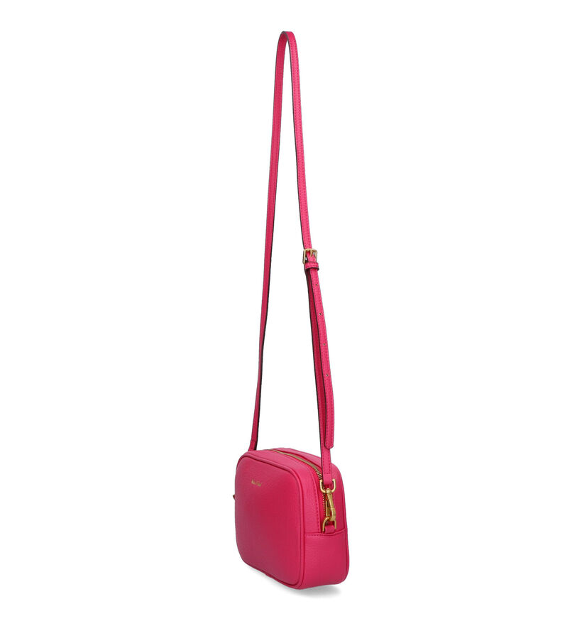 Kisses of Pearl Chloe Cognac Crossbody Tas in kunstleer (325127)