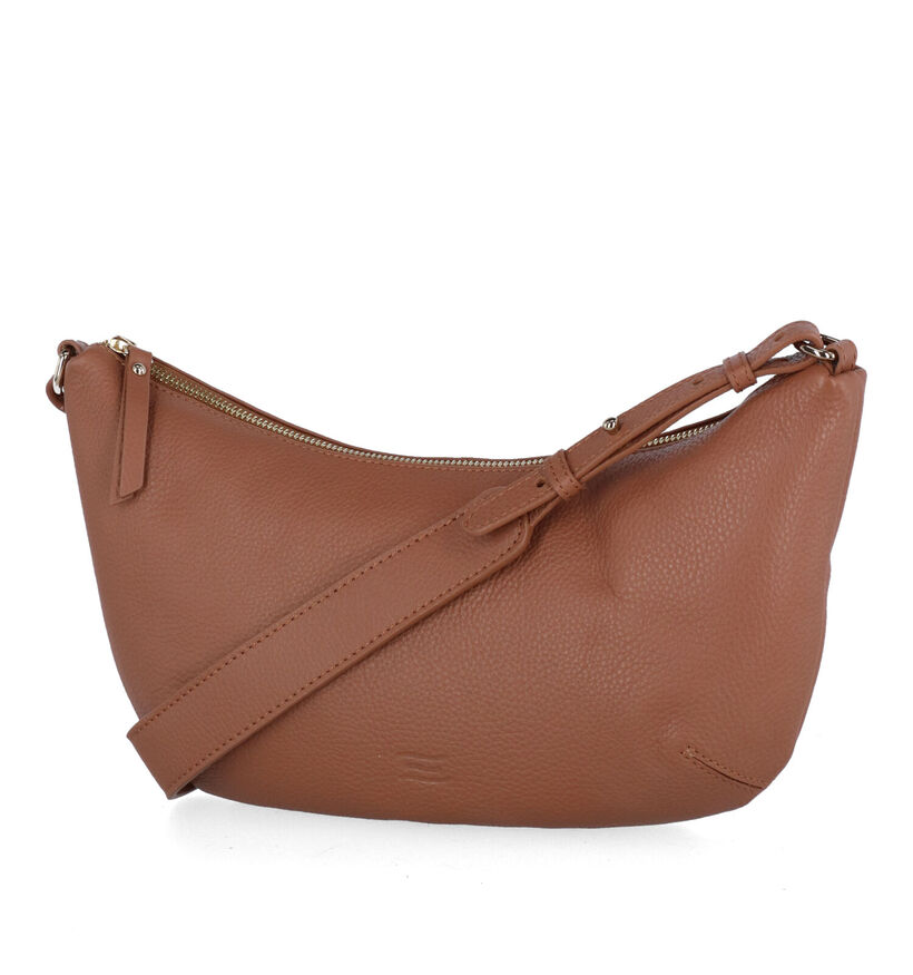 Crinkles Sac porté croisé en Cognac pour femmes (324983)