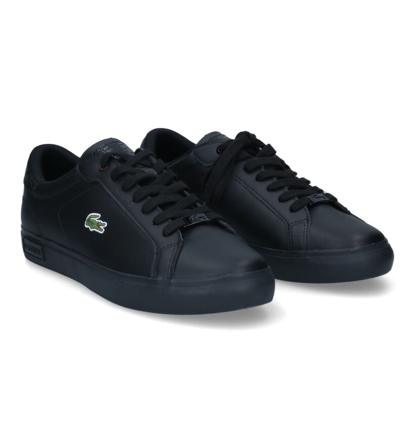 Lacoste Powercourt Chaussures à lacets en Noir pour hommes (313490)