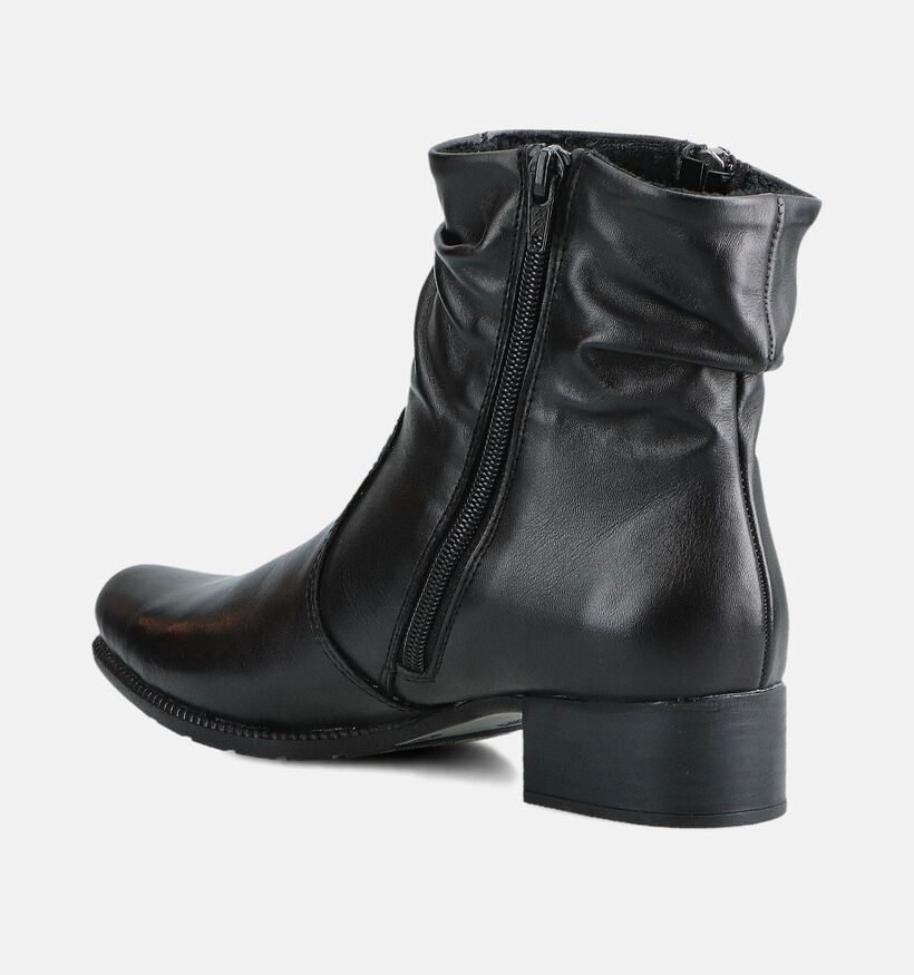 Rieker Bottines plates en Noir pour femmes (363522)