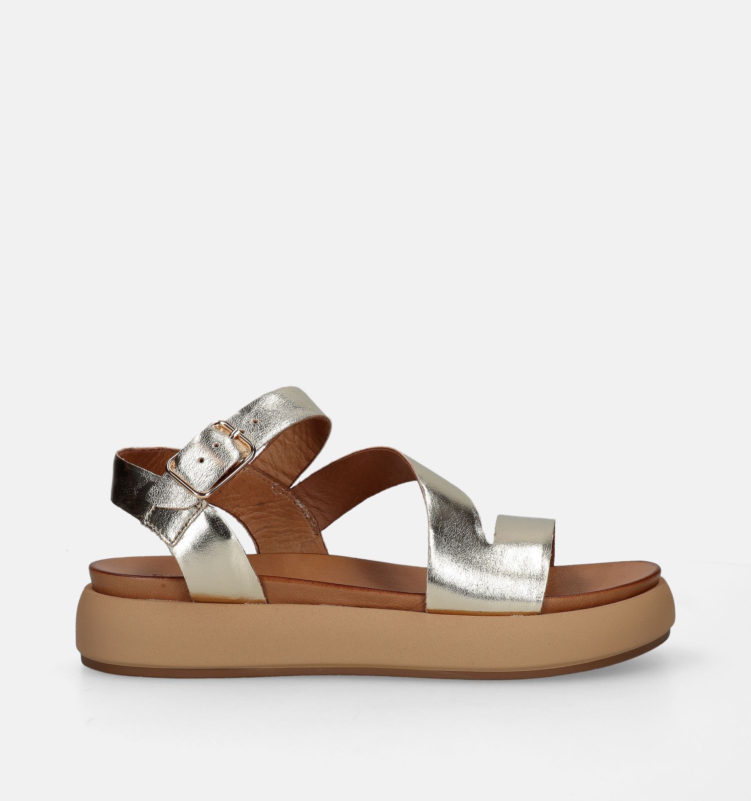 Inuovo sandalen met plateauzool best sale