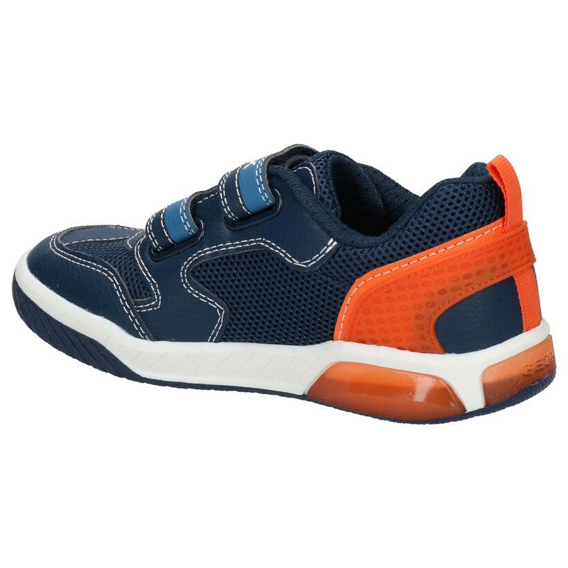 Geox Blauwe Velcroschoenen in kunstleer (265801)