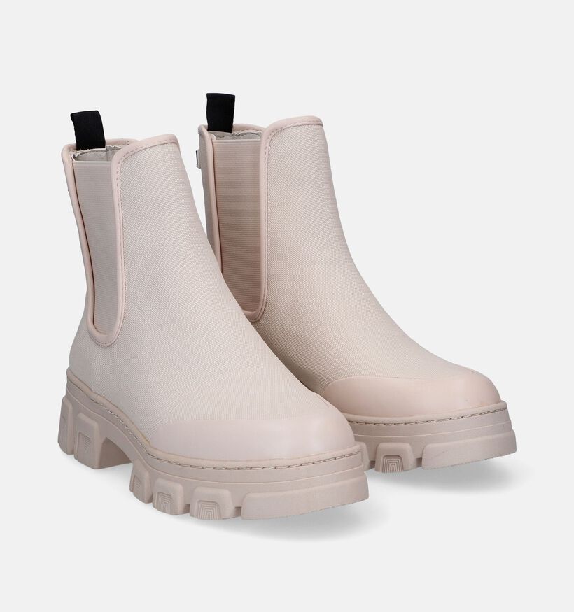 Tamaris Touch It Beige Chelsea Boots voor dames (306380) - geschikt voor steunzolen