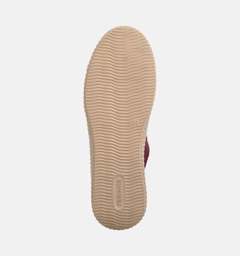 Remonte Bordeaux Lage Sneakers voor dames (376600) - geschikt voor steunzolen