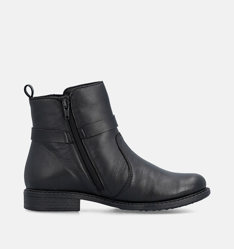 Rieker Bottines Chelsea en Noir pour femmes (379968) - pour semelles orthop&eacute;diques