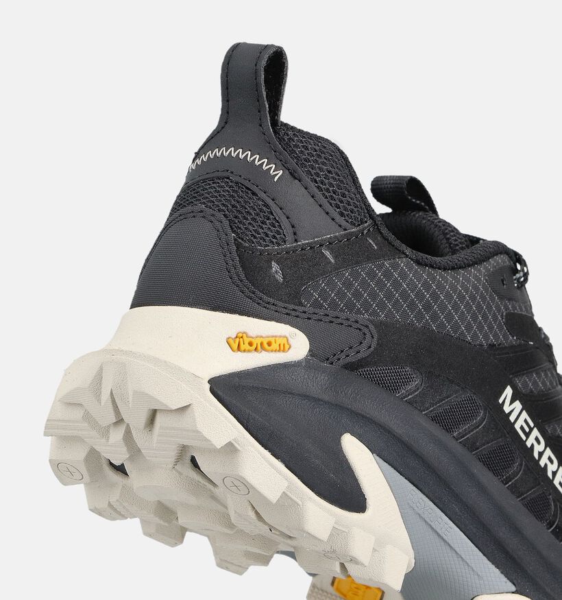 Merrell MOAB Speed 2 Sport Zwarte Wandelschoenen voor dames (363645) - geschikt voor steunzolen