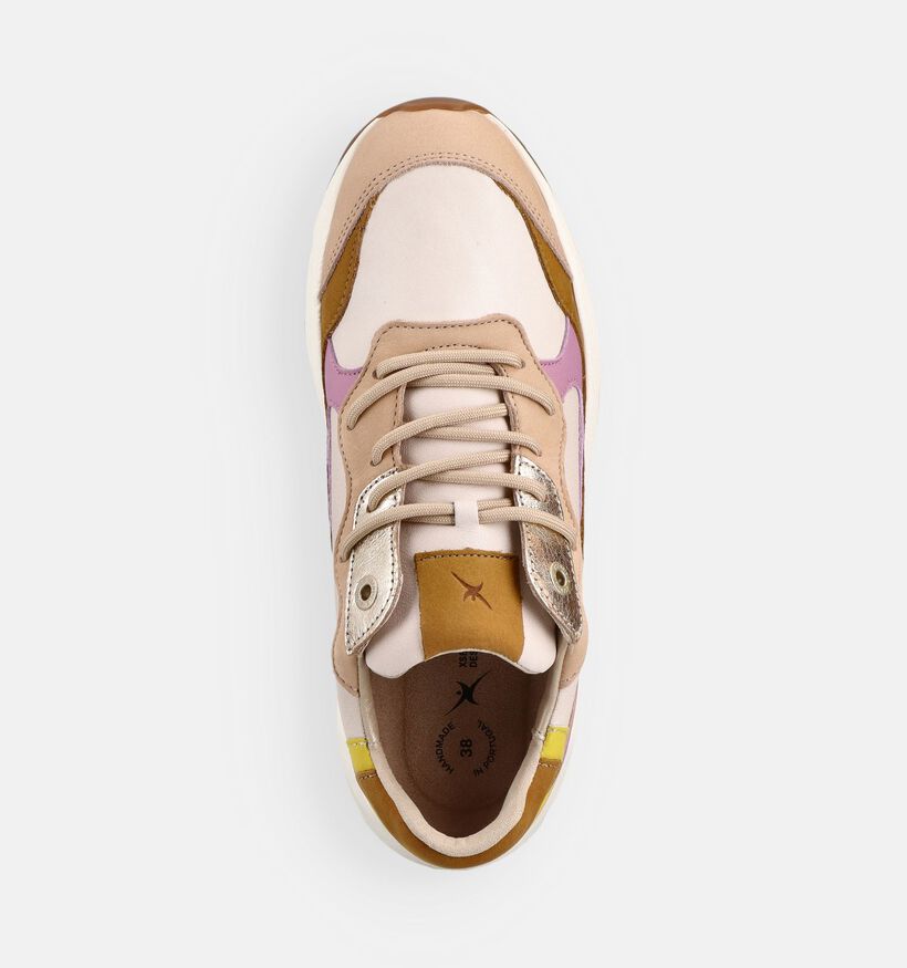 Xsensible Next Generation Rainbow Bruine Sneakers voor dames (373025) - geschikt voor steunzolen