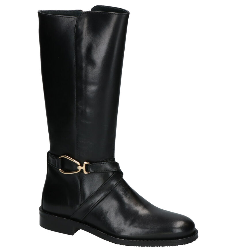 Hampton Bays Bottes hautes en Noir en cuir (260996)