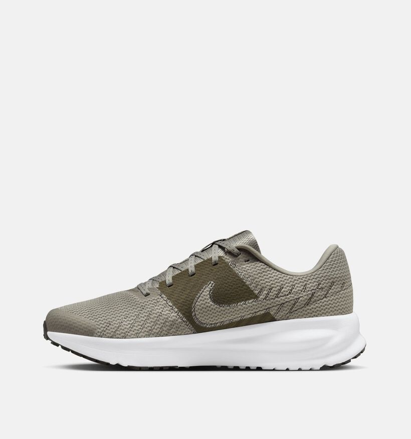 Nike Run Defy Baskets basses en Vert kaki pour hommes (376129)