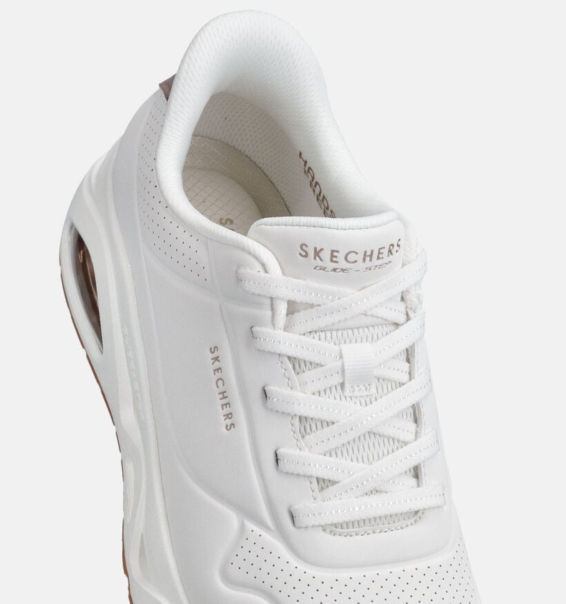 Skechers Uno Glide Witte Sneakers voor dames (367823)