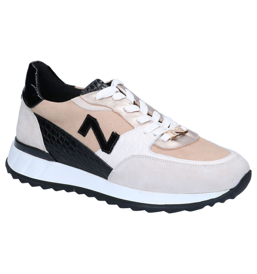 Nathan-Baume Beige Sneakers in leer (297850)