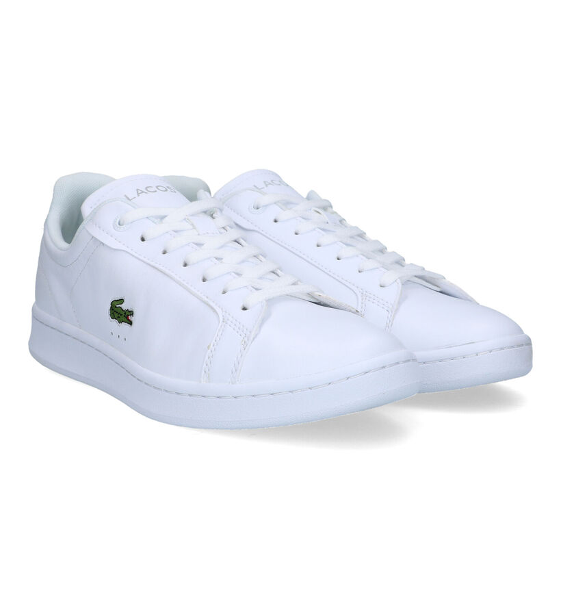 Lacoste Carnaby Pro BL Baskets en Blanc pour hommes (322379) - pour semelles orthopédiques