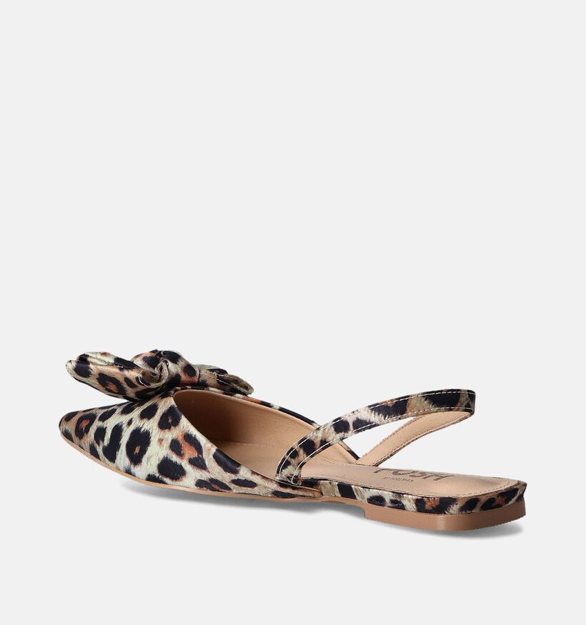 Posh by Poelman Bruine Slingback ballerina's voor dames (355798)