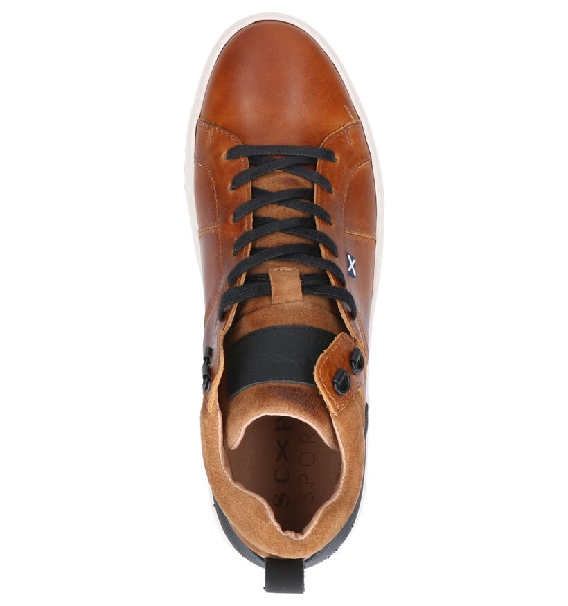 Scapa Chaussures hautes en Cognac en cuir (259110)