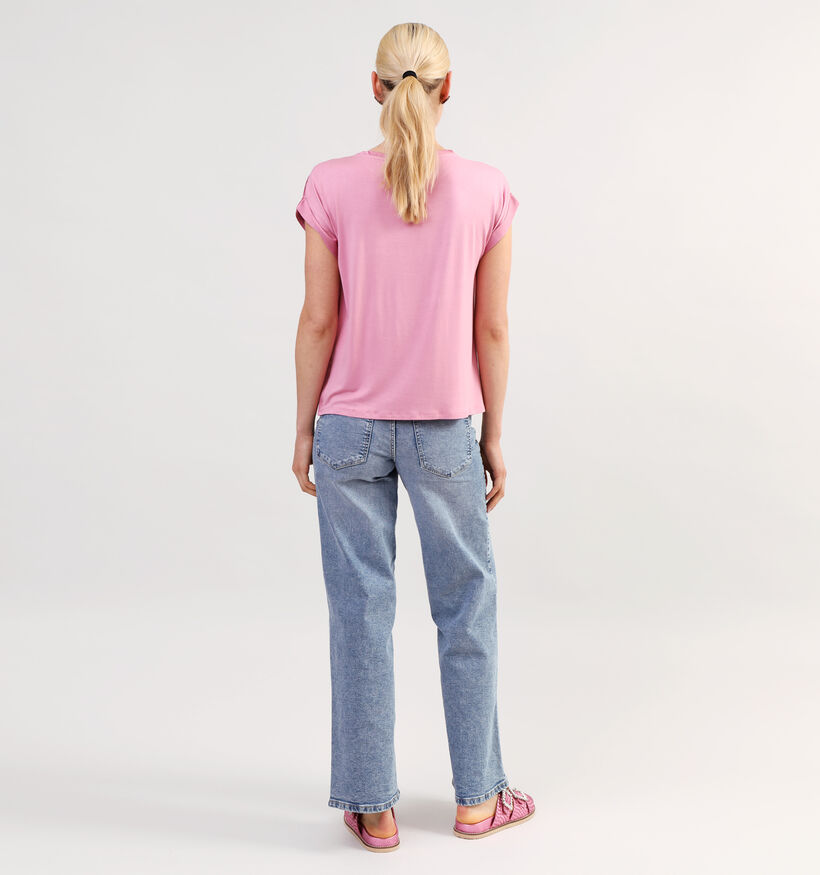 Vila Ellette Satin Bruine T-shirt voor dames (361343)