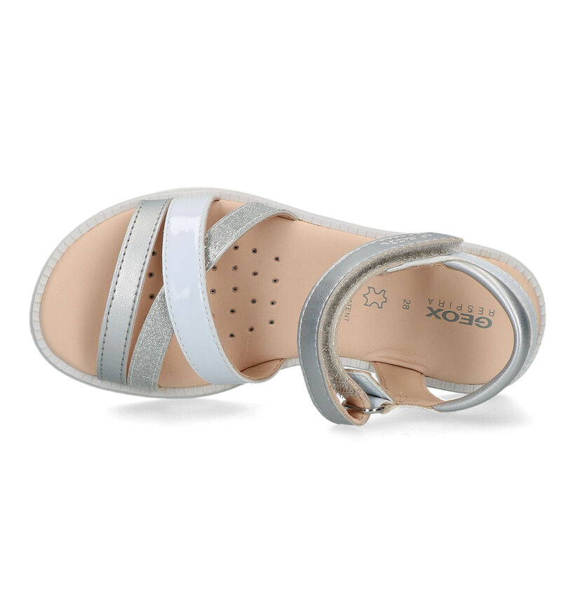 Geox Karly Sandales en Blanc pour filles (337697)