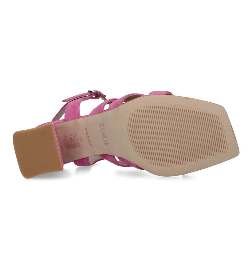 Zinda Fuchsia Sandalen voor dames (325055)