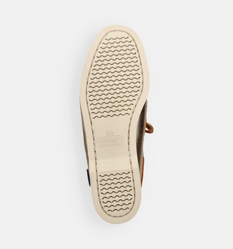 Sebago Portland Metallic Gouden Bootschoenen voor dames (370229)