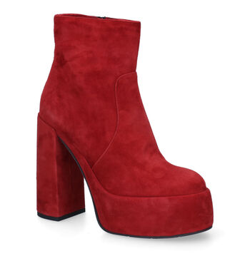 Bottines rouge