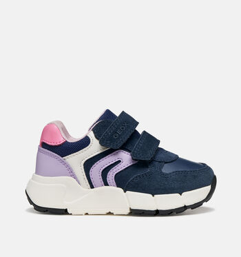 Geox Respira Low Sneakers Blauw