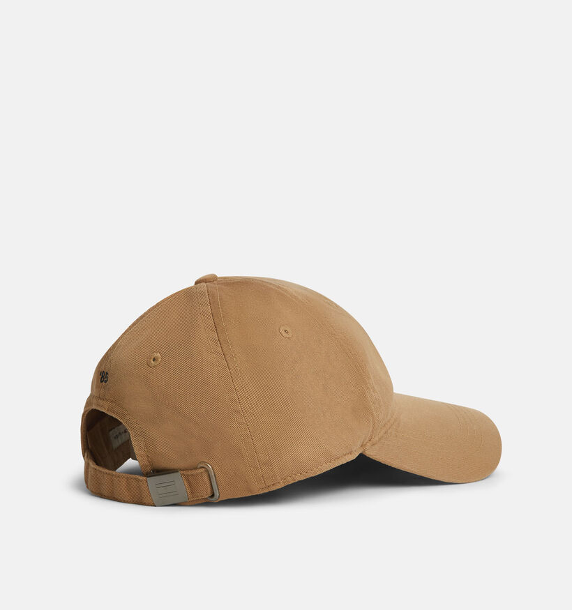 Tommy Hilfiger Flag Soft 6 Panel Lichtbruine Pet voor heren, dames (375206)