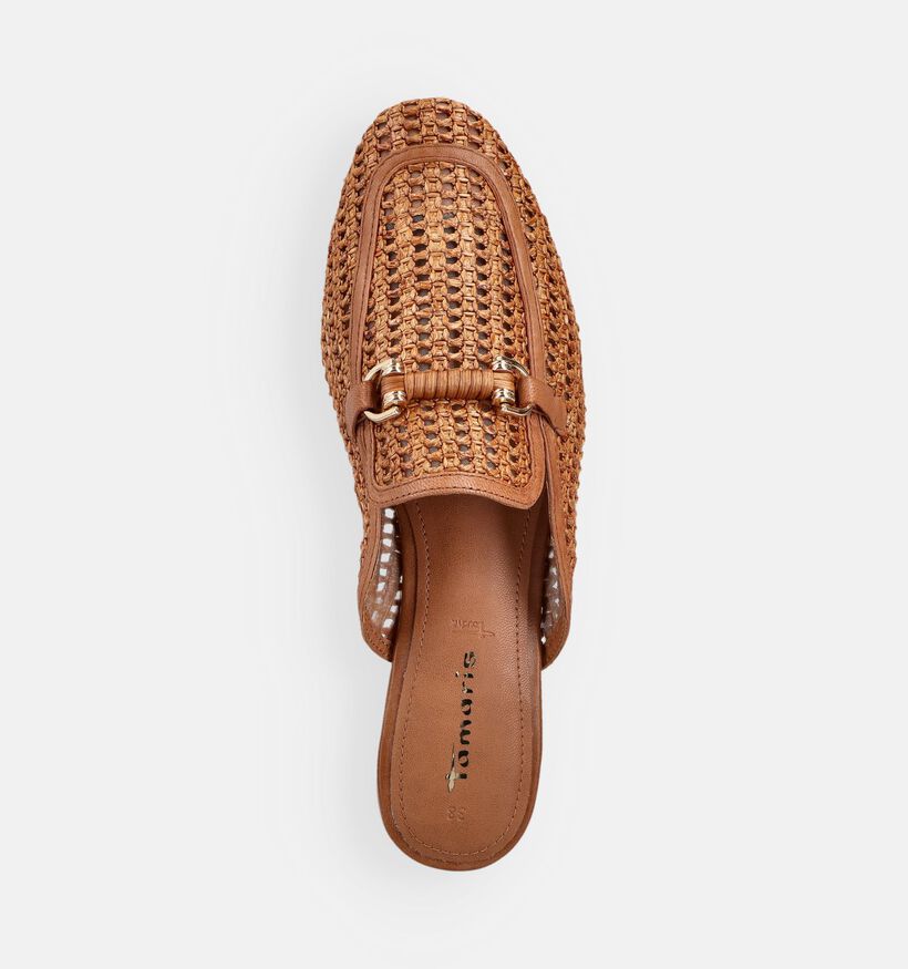 Tamaris Nu-pieds plates en Marron pour femmes (367606)