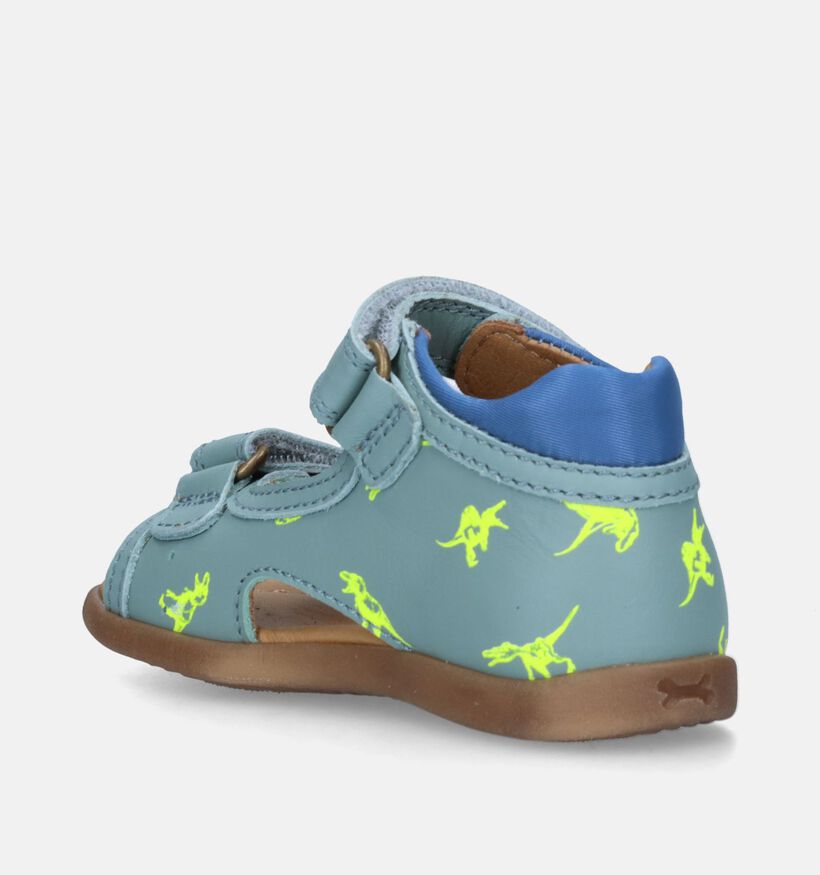 STONES and BONES Sino Groene Babysandalen met dino's voor jongens (341903)