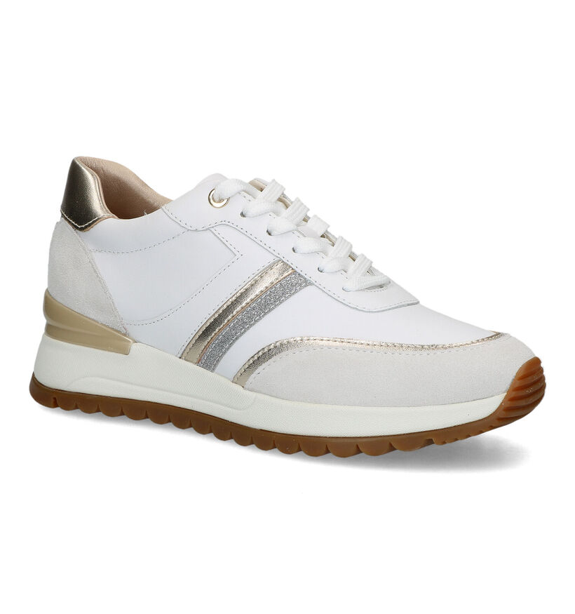 Geox Desya Witte Sneakers voor dames (320101) - geschikt voor steunzolen