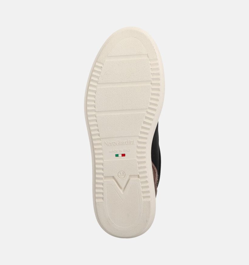 NeroGiardini Zwarte Sneakers voor dames (364844) - geschikt voor steunzolen