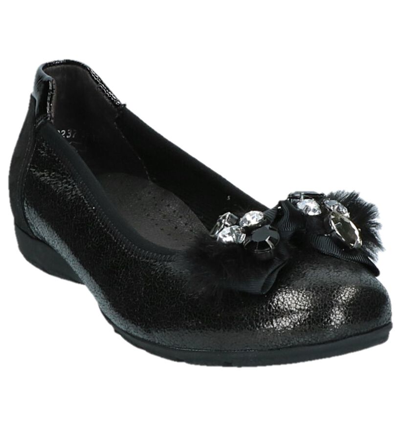 Gabor Hovercraft Ballerines en Noir en nubuck (231111)