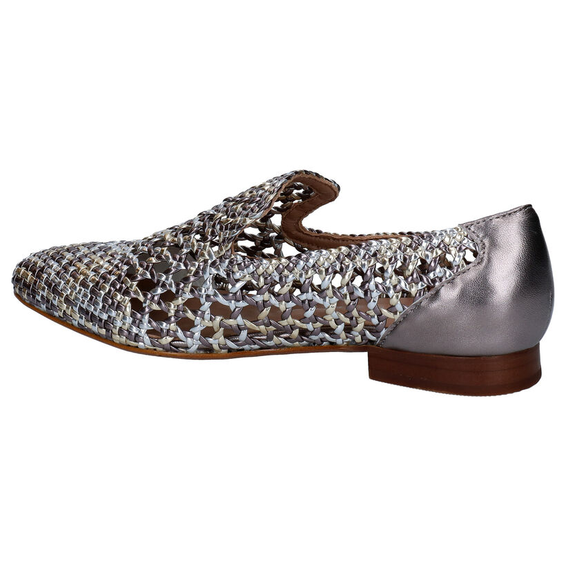 Pedro Miralles Zilveren Loafers in leer (273087)