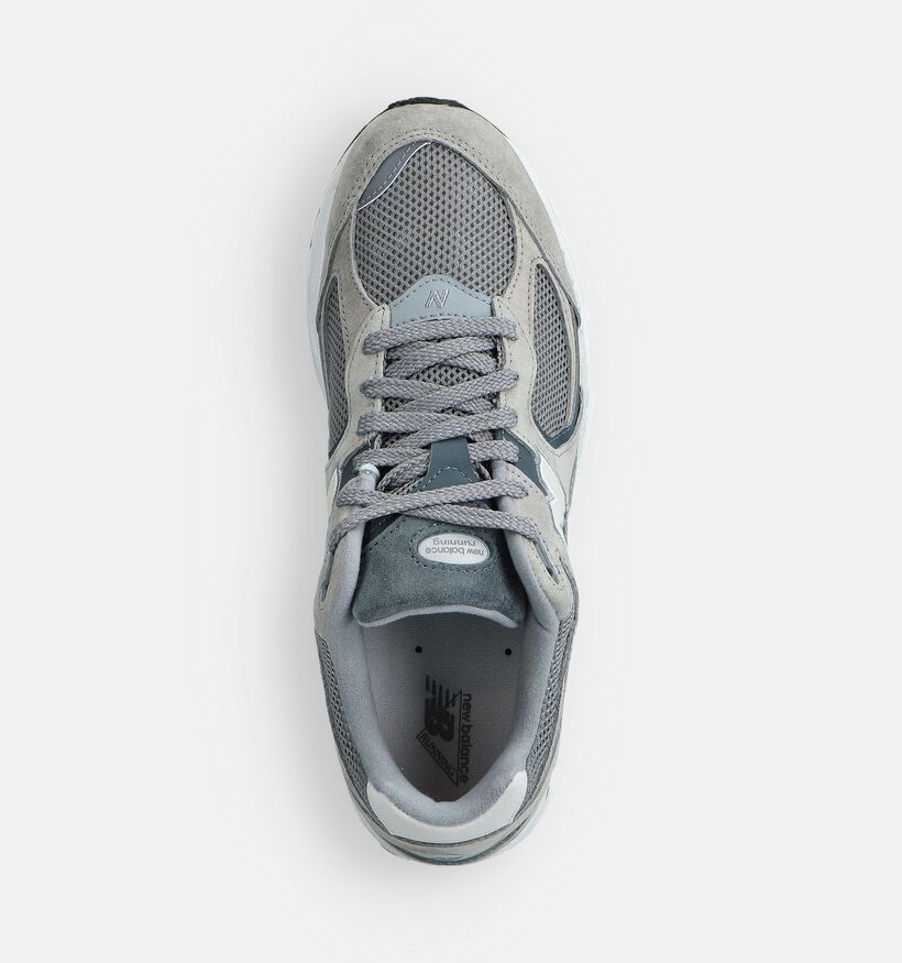 New Balance 2002 Baskets en Gris pour hommes (366250) - pour semelles orthopédiques